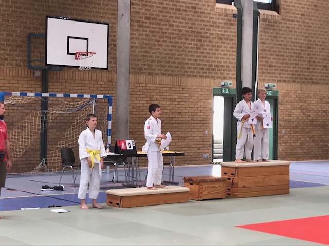 Judo Turnier Siegerehrung